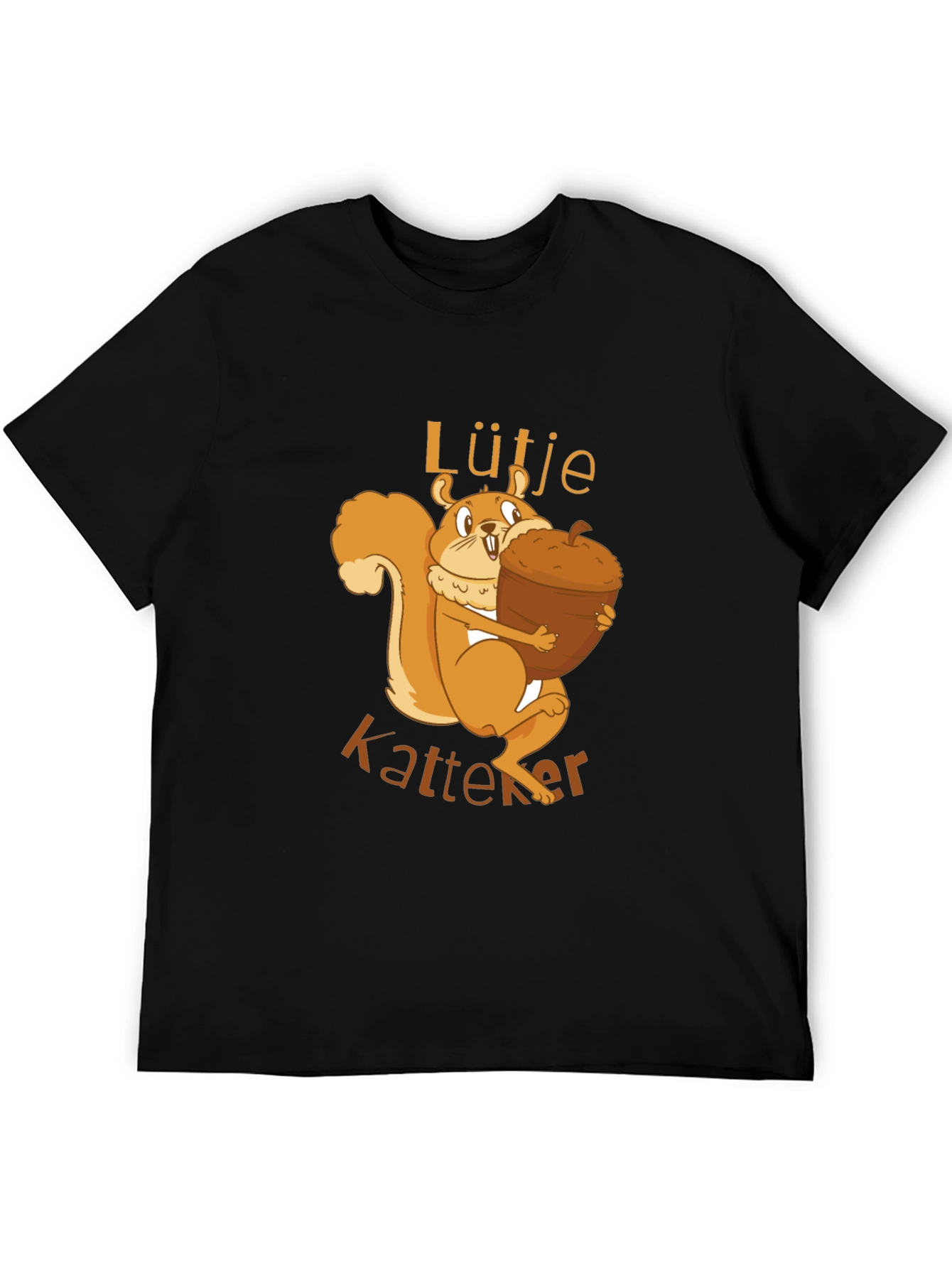 Cute Squirrel Acorn Graphic Tee