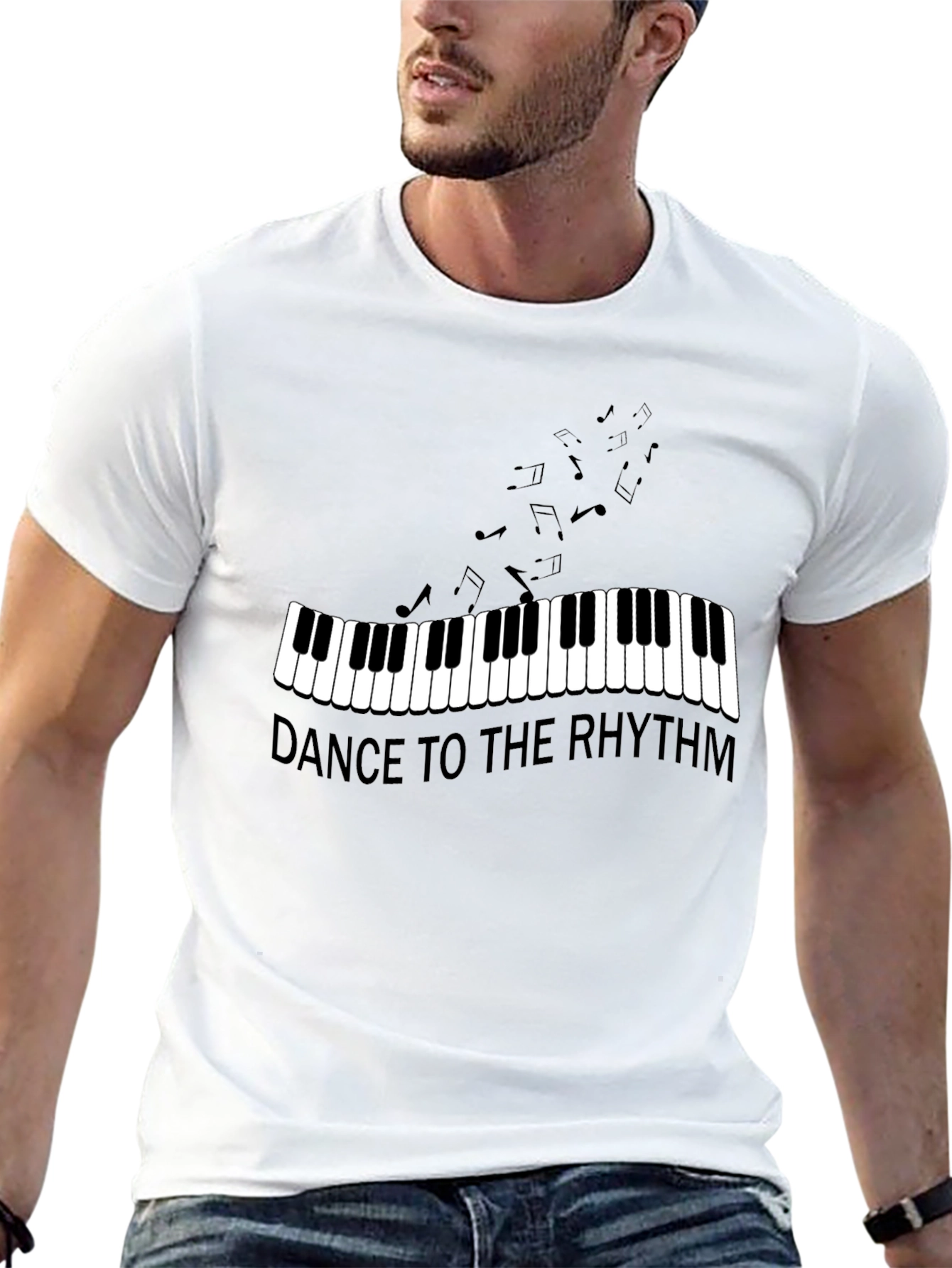 Dance to the Rhythm Piano Music T-Shirt
