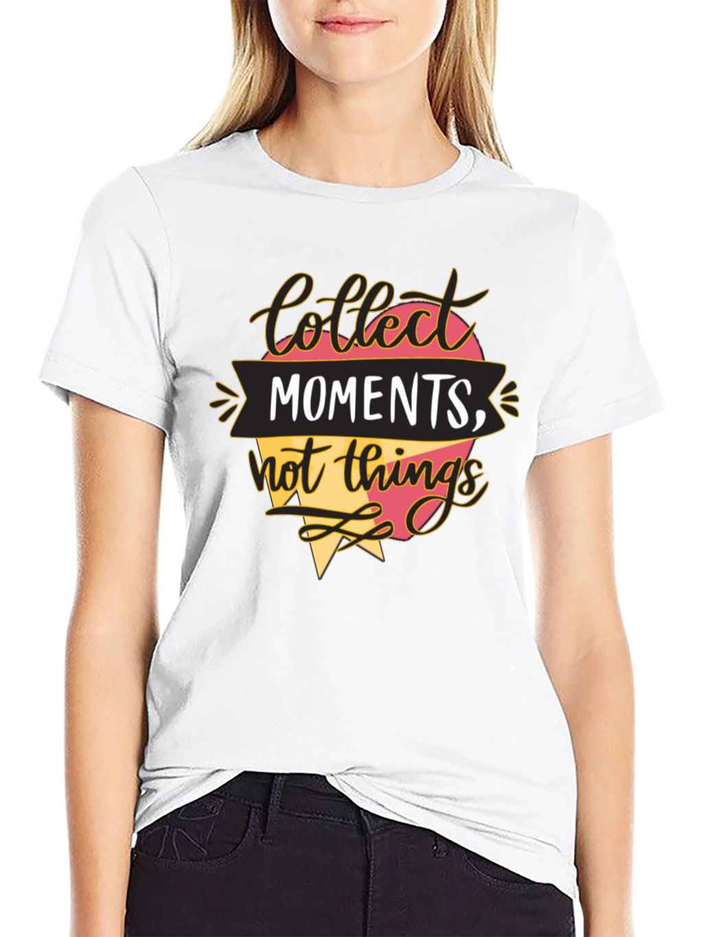 Collect Moments T-Shirt - Inspirational Quote Tee