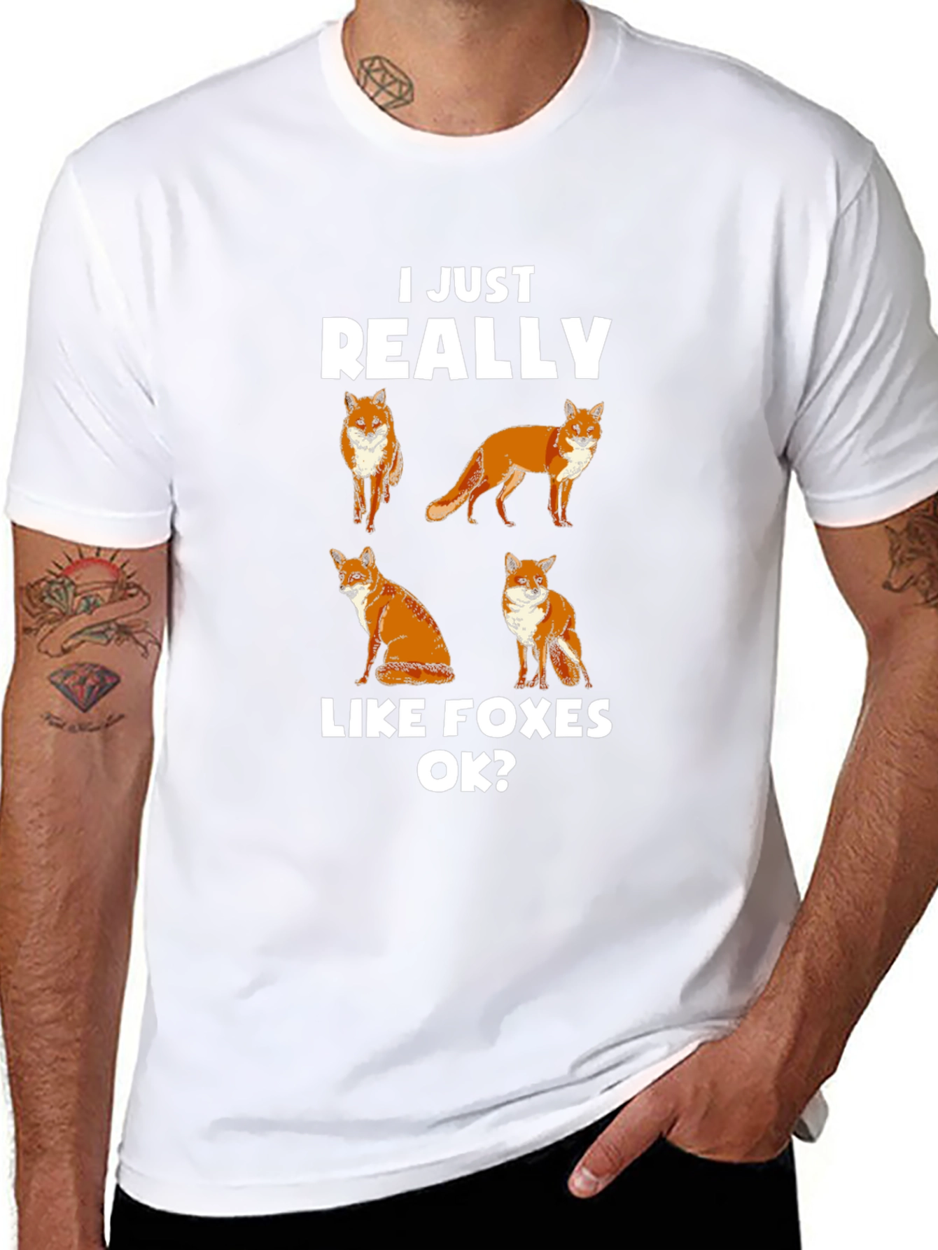 I Just Really Like Foxes OK? T-Shirt