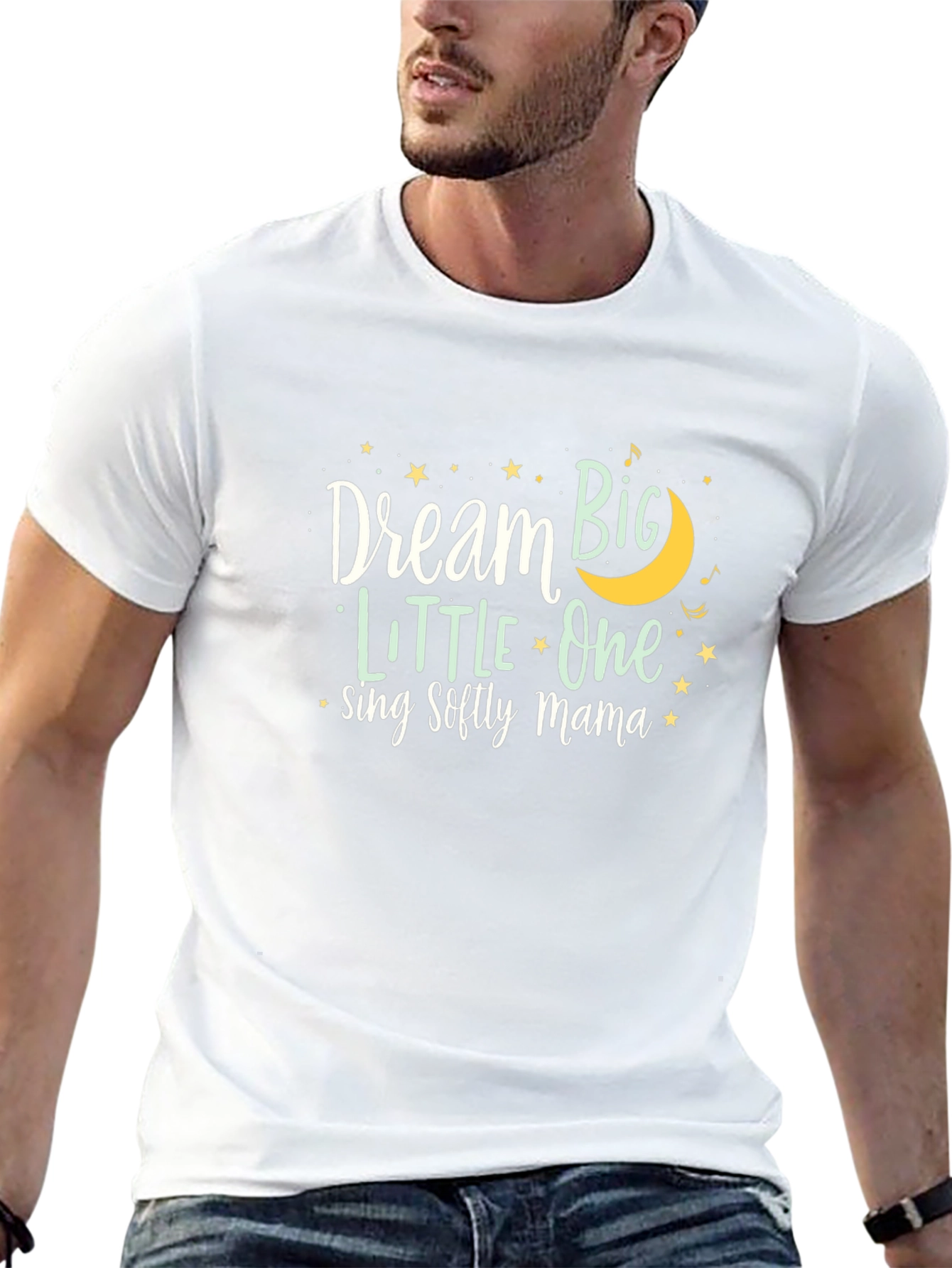 Dream Big Little One Black T-Shirt