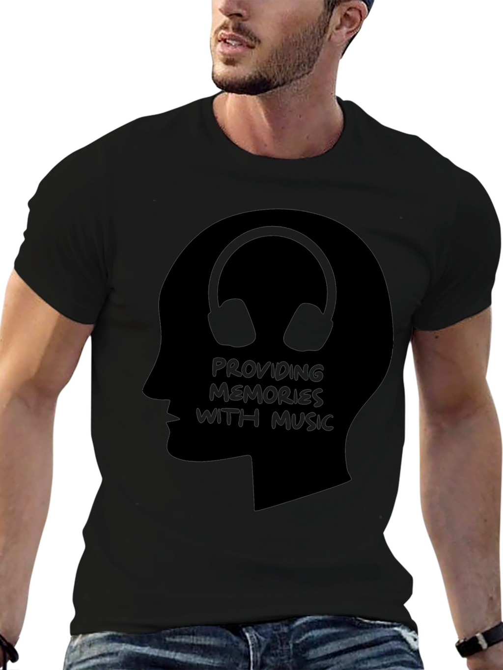 Music Memory T-Shirt - Unique Headphone Design