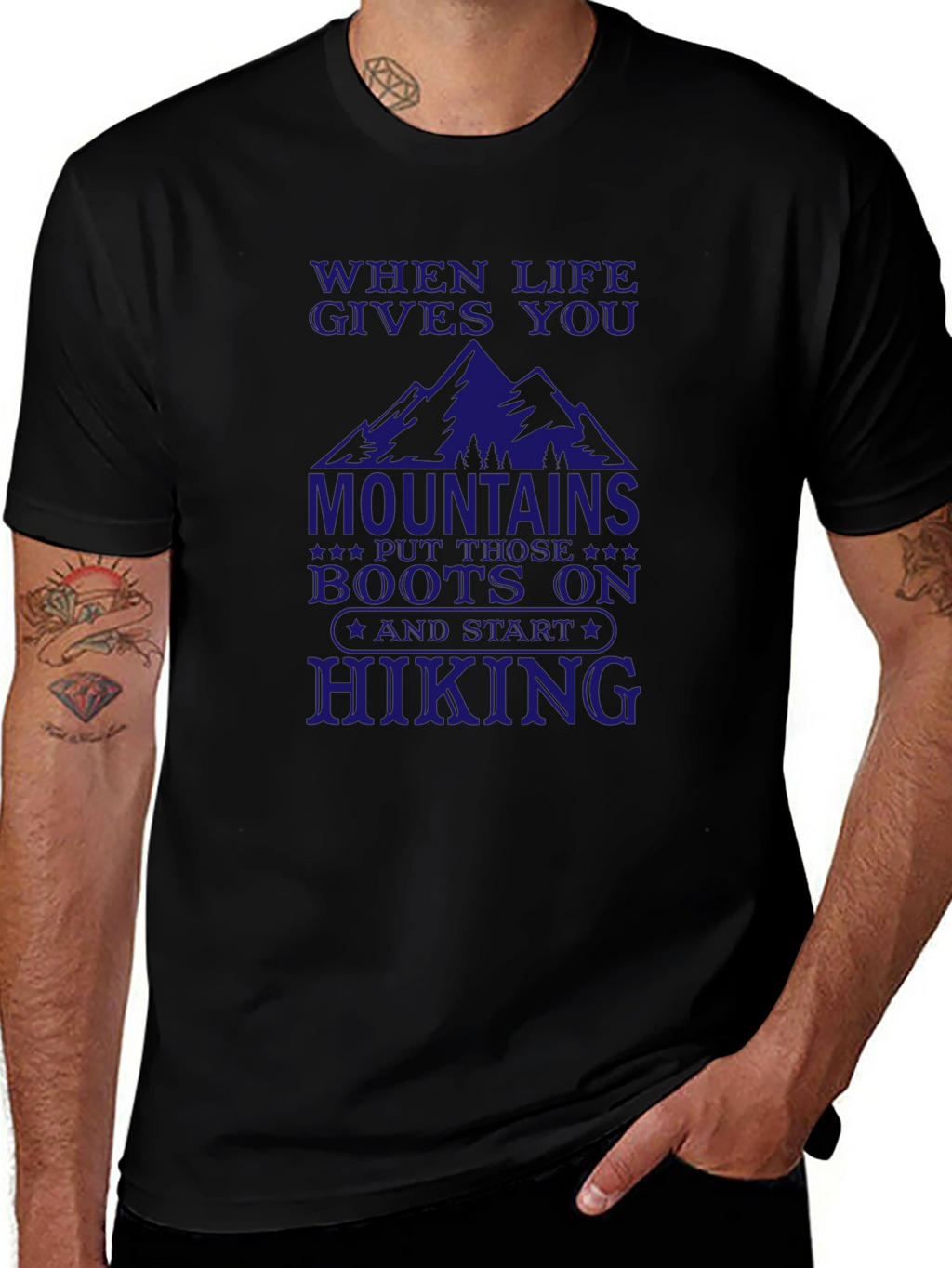 Mountain Hiking T-Shirt: Life Gives You Mountains