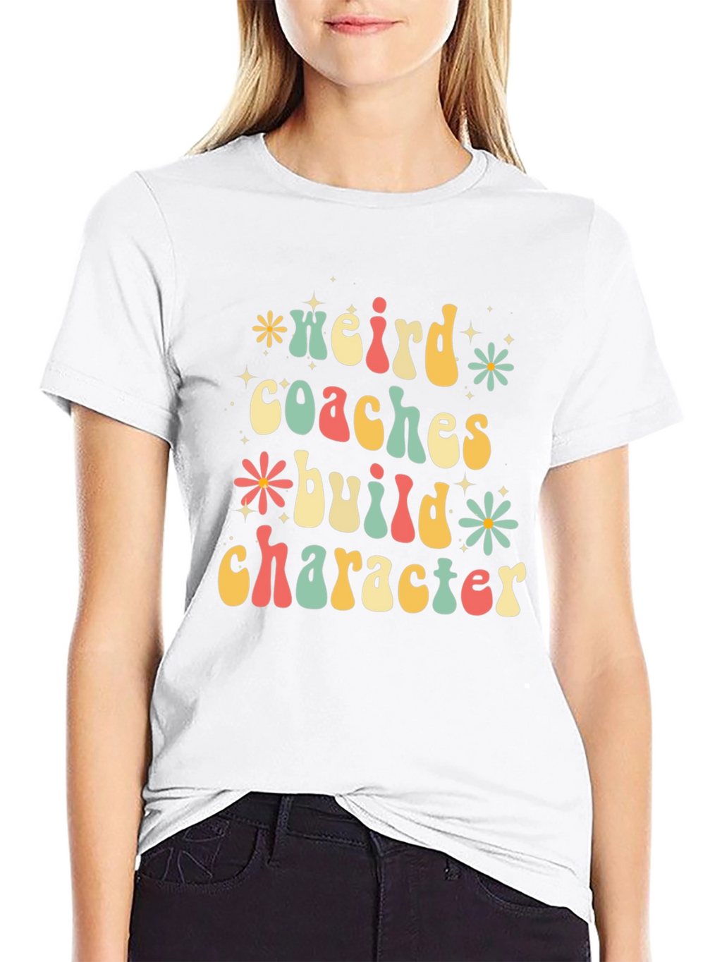 Weird Coaches Build Character Graphic Tee