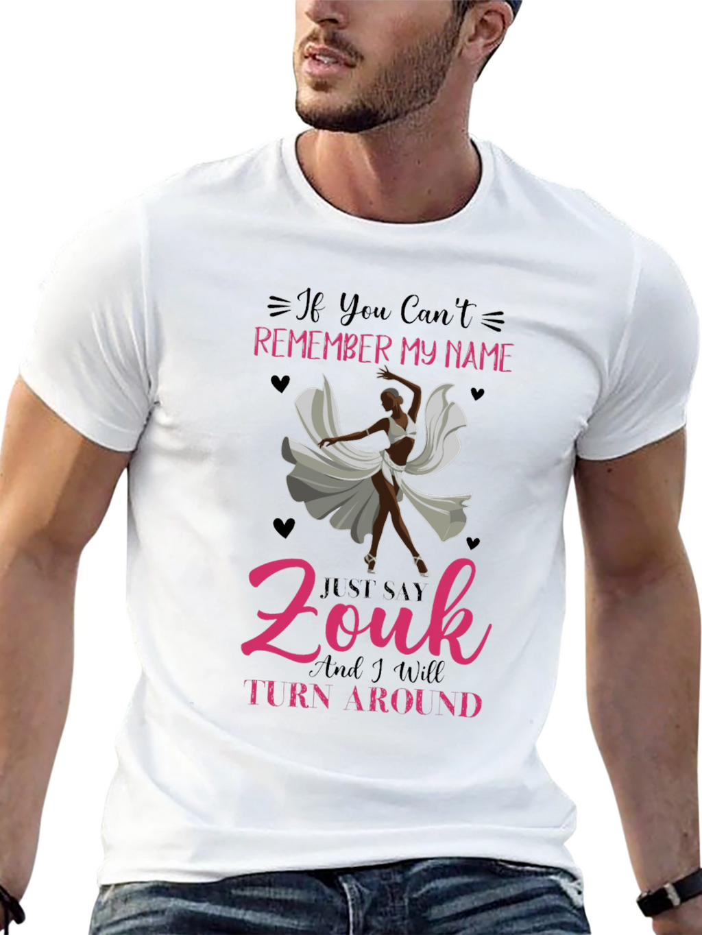 Zouk Dance T-Shirt - Remember My Name Tee