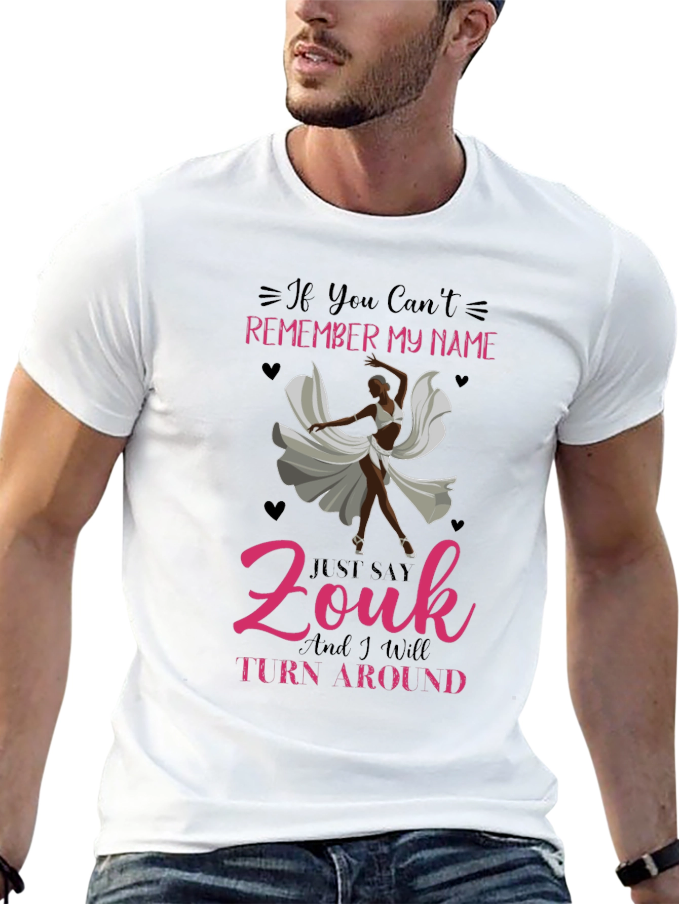 Zouk Dance T-Shirt - Remember My Name Tee