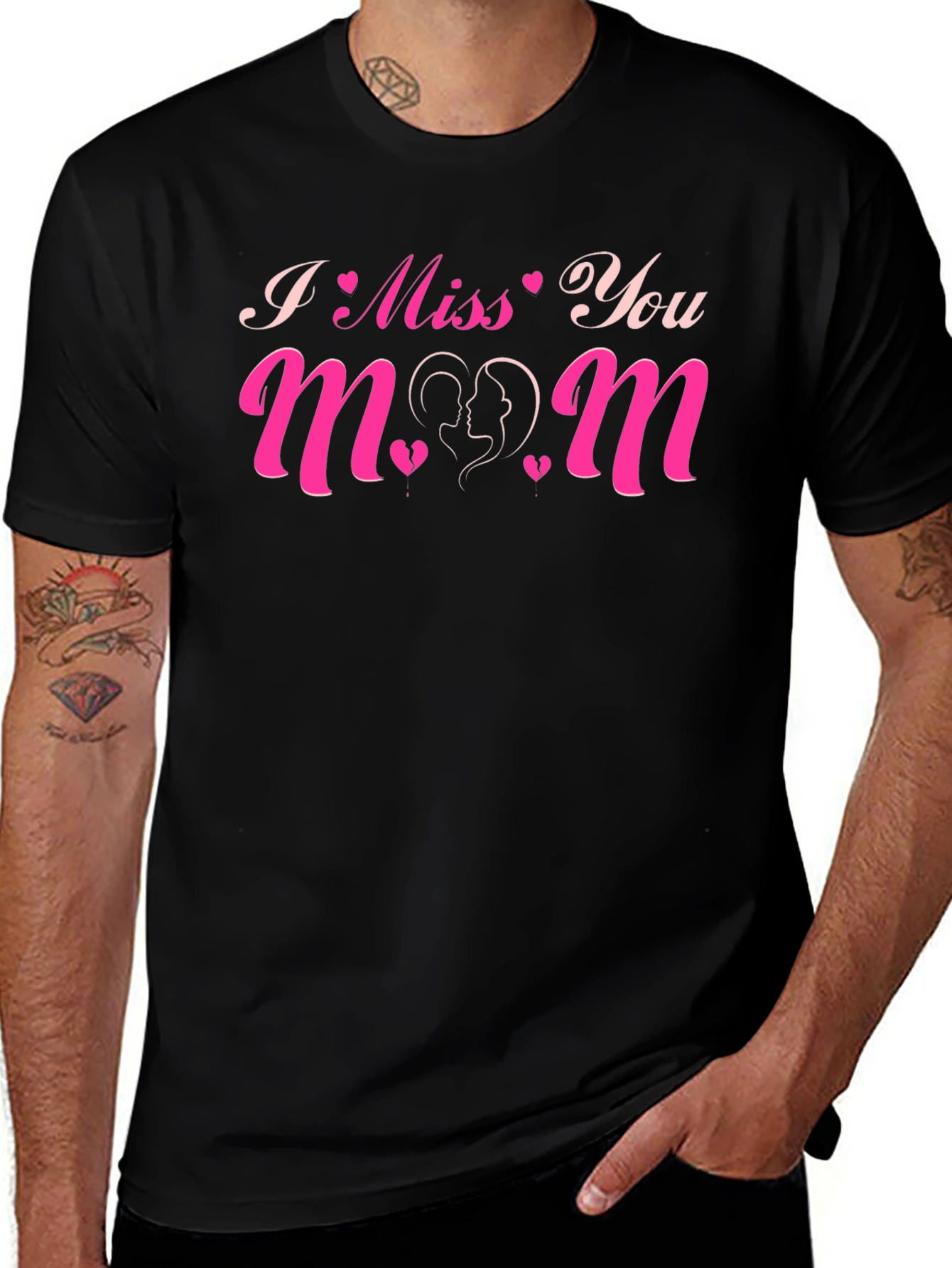 I Miss You Mom Graphic T-Shirt