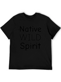 Native Wild Spirit Black T-Shirt
