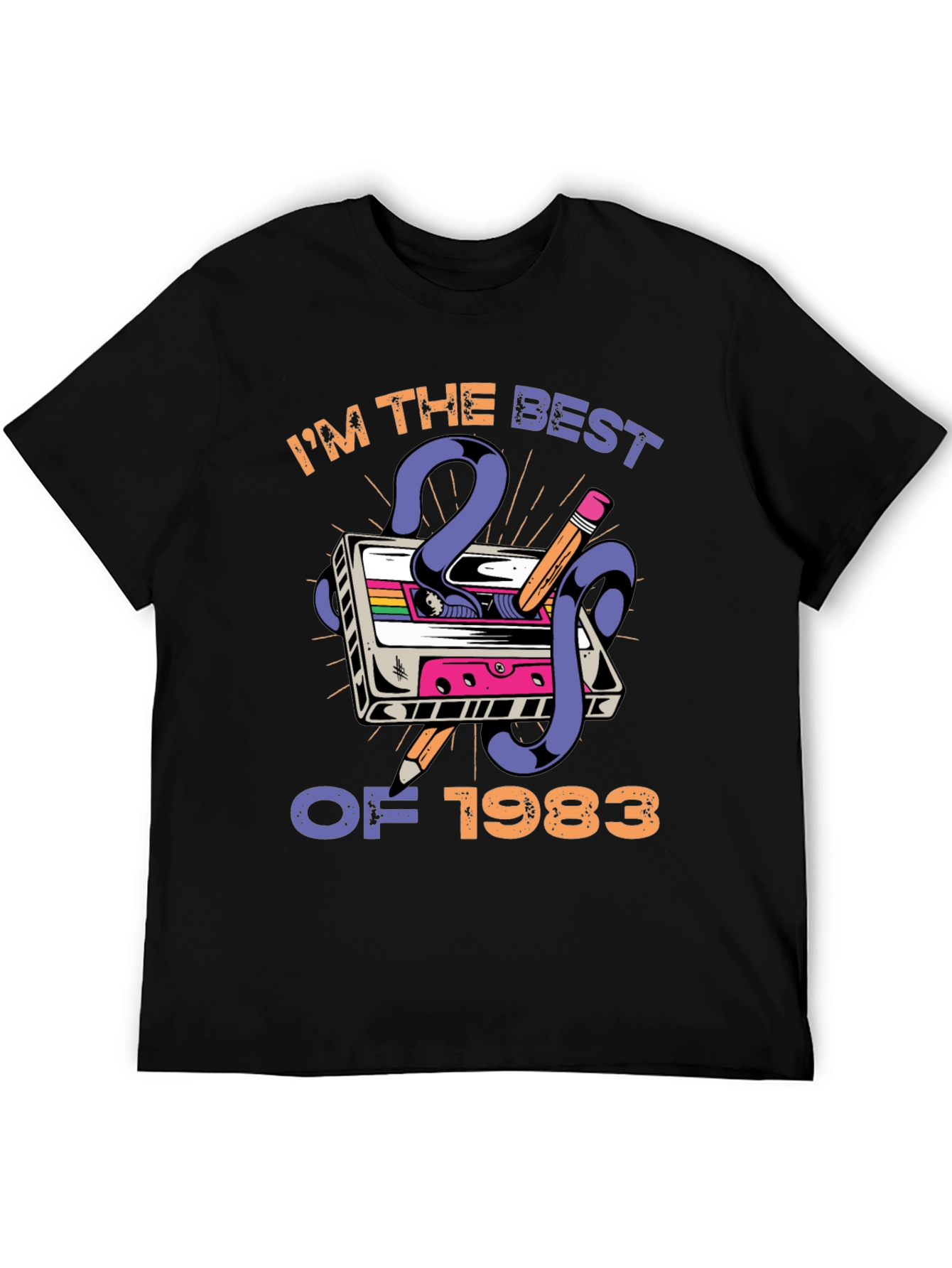 Retro 1983 Cassette Tape Graphic Tee