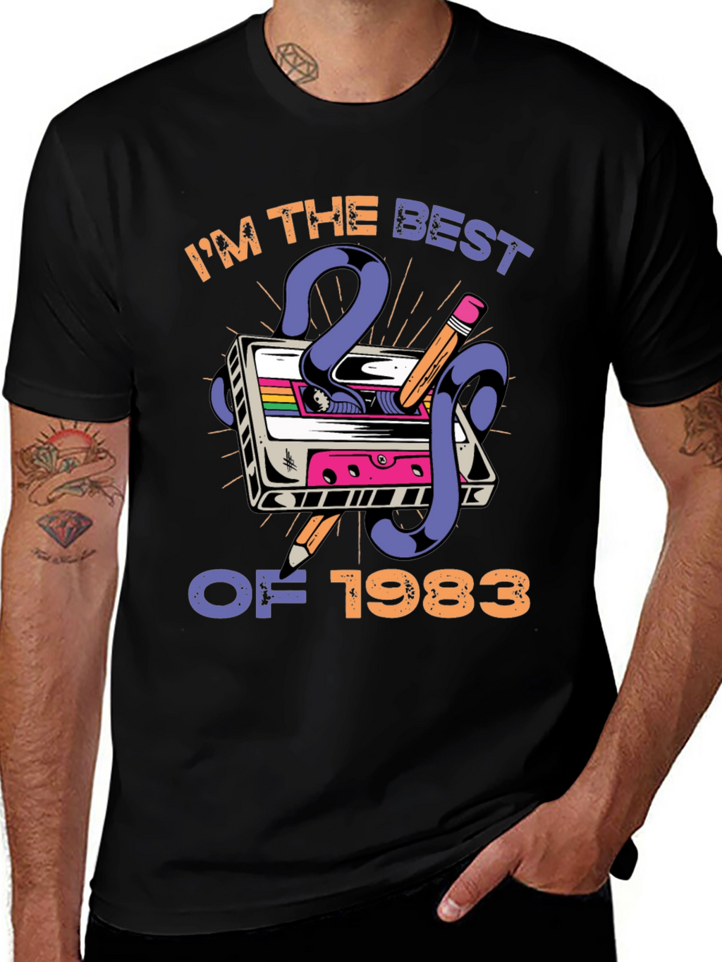 Retro 1983 Cassette Tape Graphic Tee