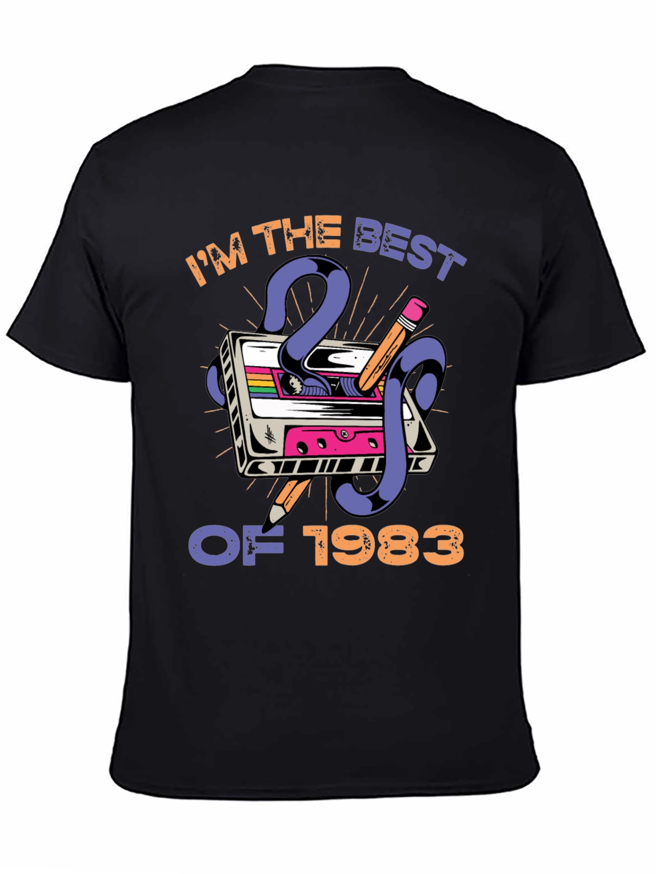 Retro 1983 Cassette Tape Graphic Tee