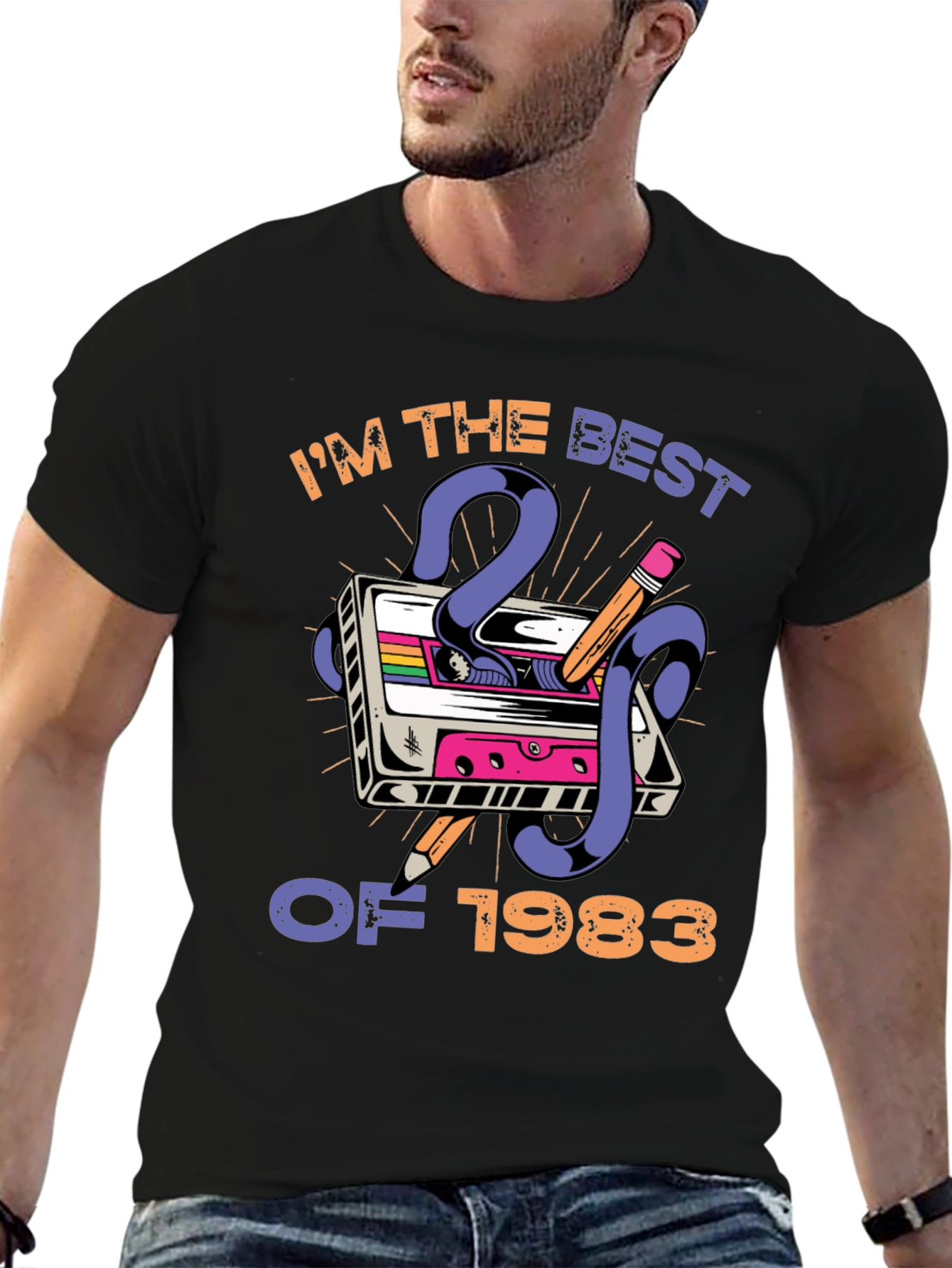Retro 1983 Cassette Tape Graphic Tee