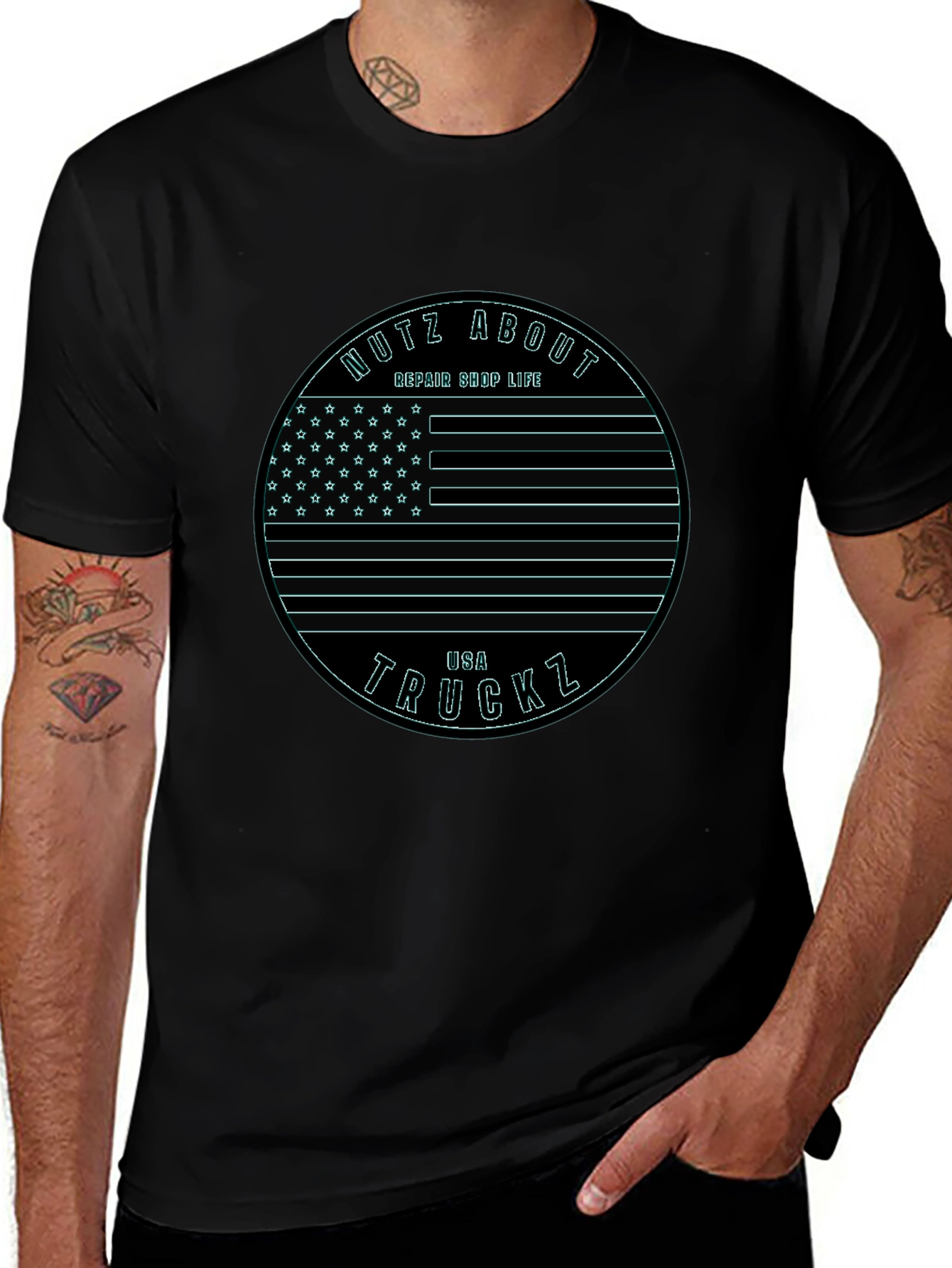 USA Truckz Repair Shop Life T-Shirt