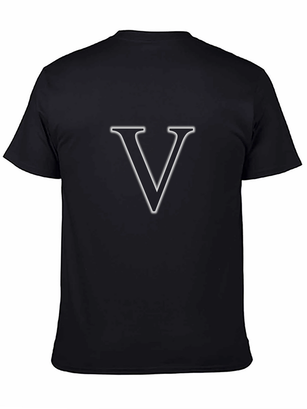 Letter V T-Shirt - Bold Graphic Tee