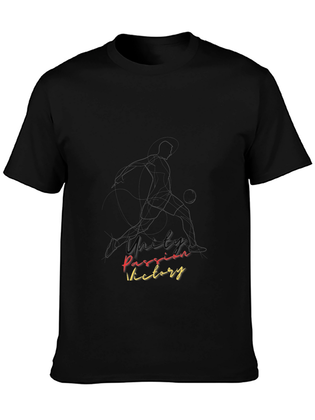 Passion Victory Black Graphic Tee