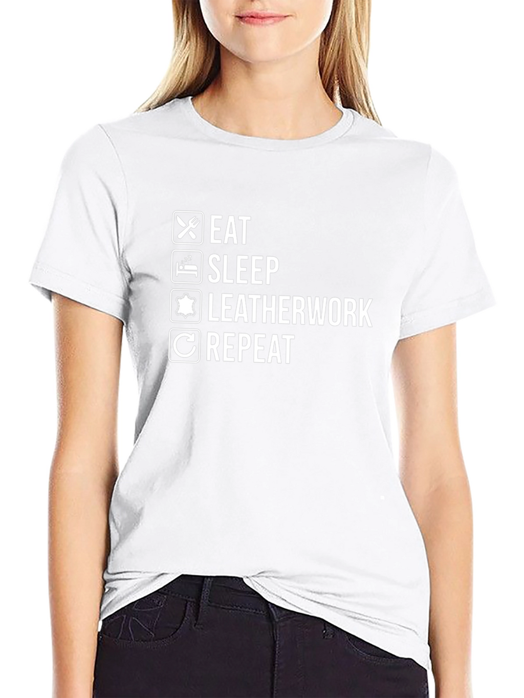 Eat Sleep Leatherwork Repeat T-Shirt