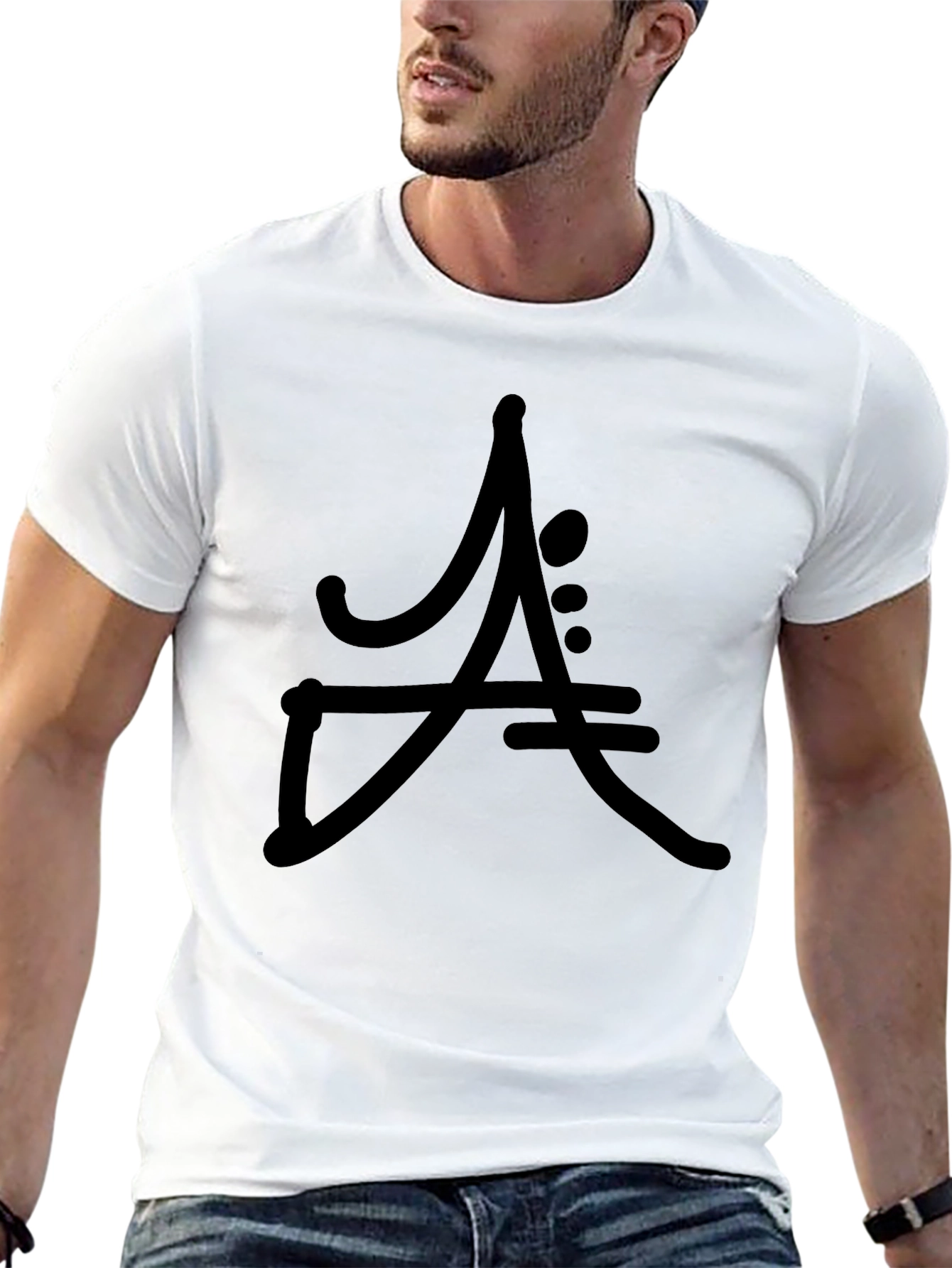 Modern Symbol Black T-Shirt