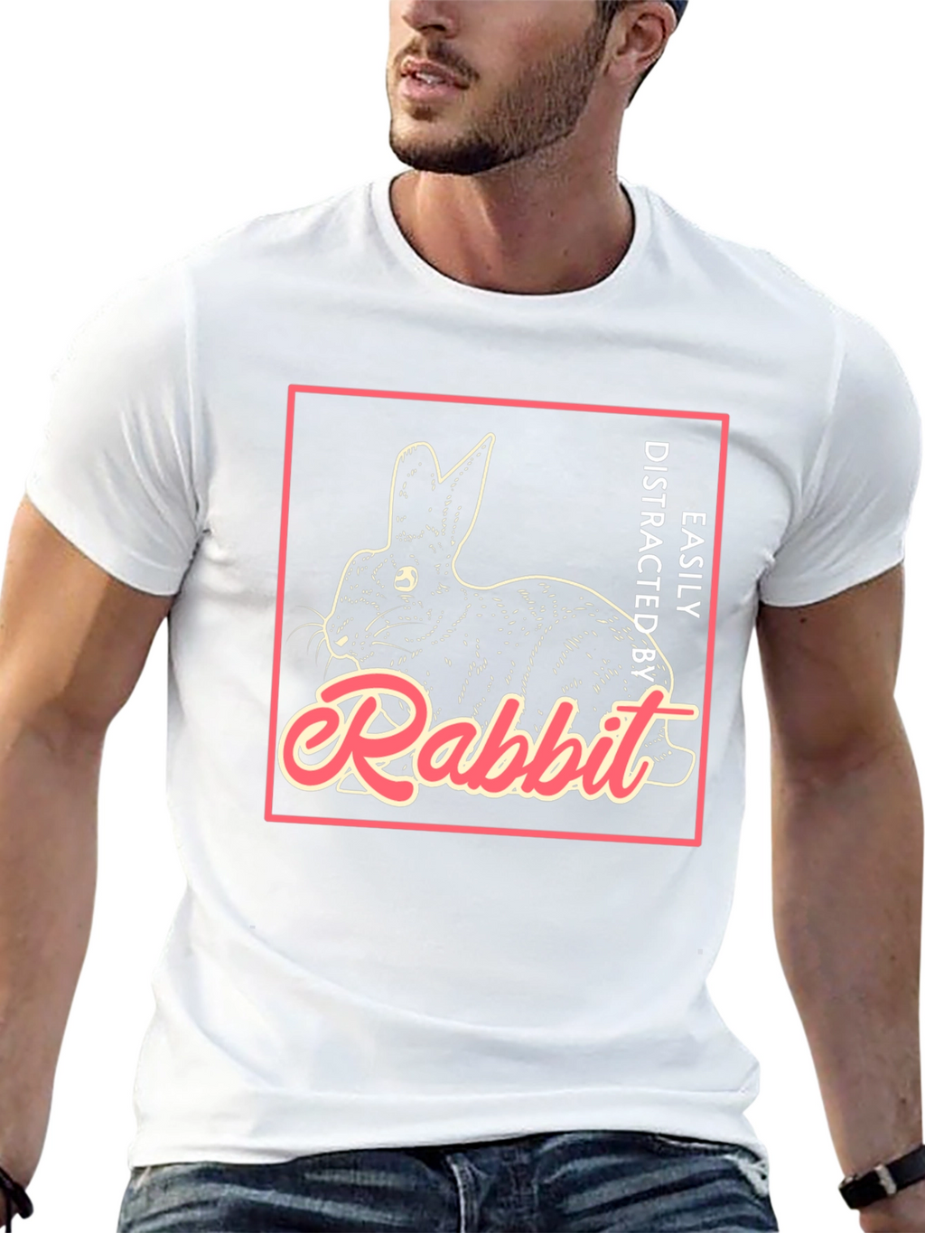 Easily Distracted by Rabbit T-Shirt