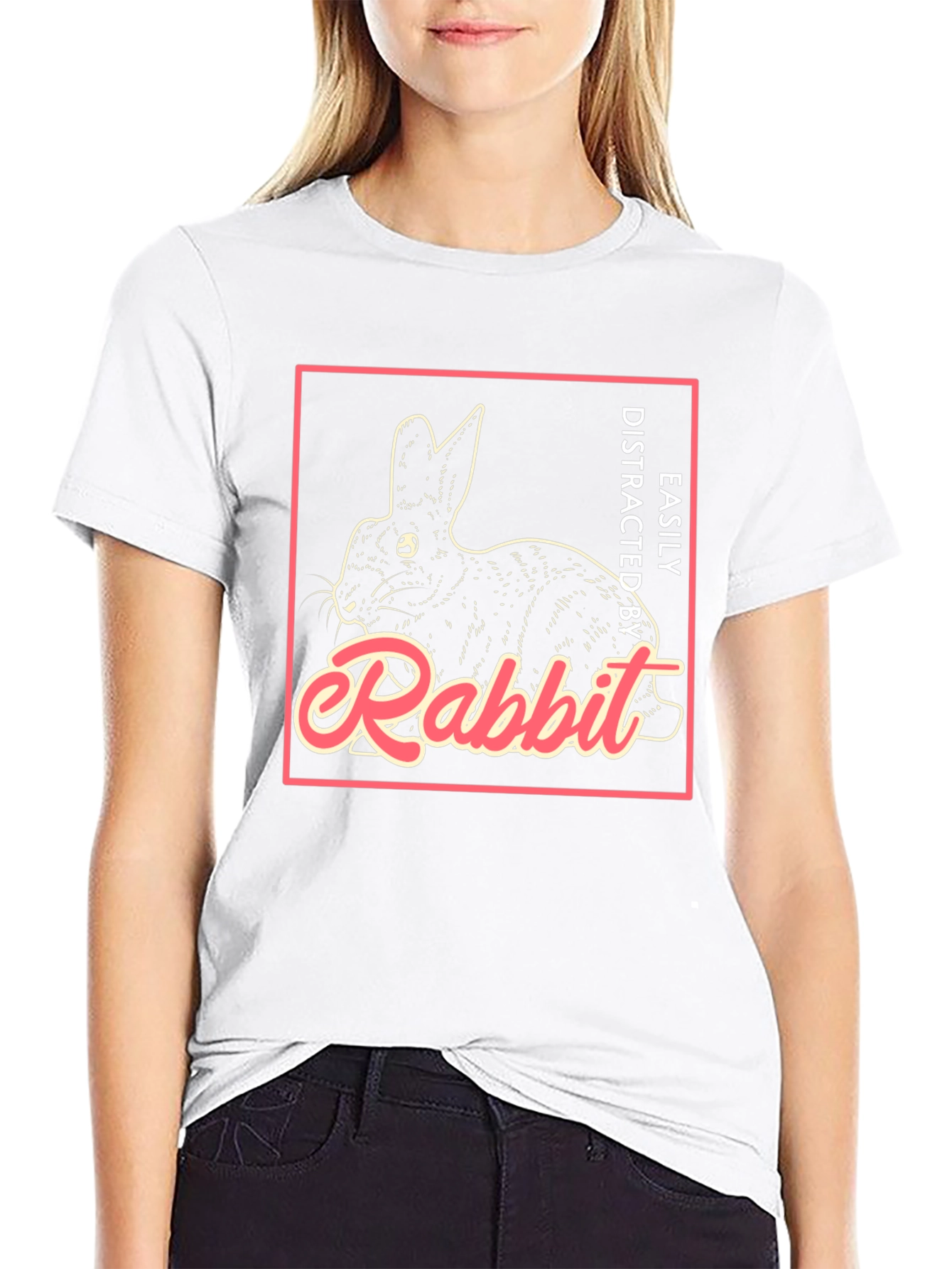 Easily Distracted by Rabbit T-Shirt