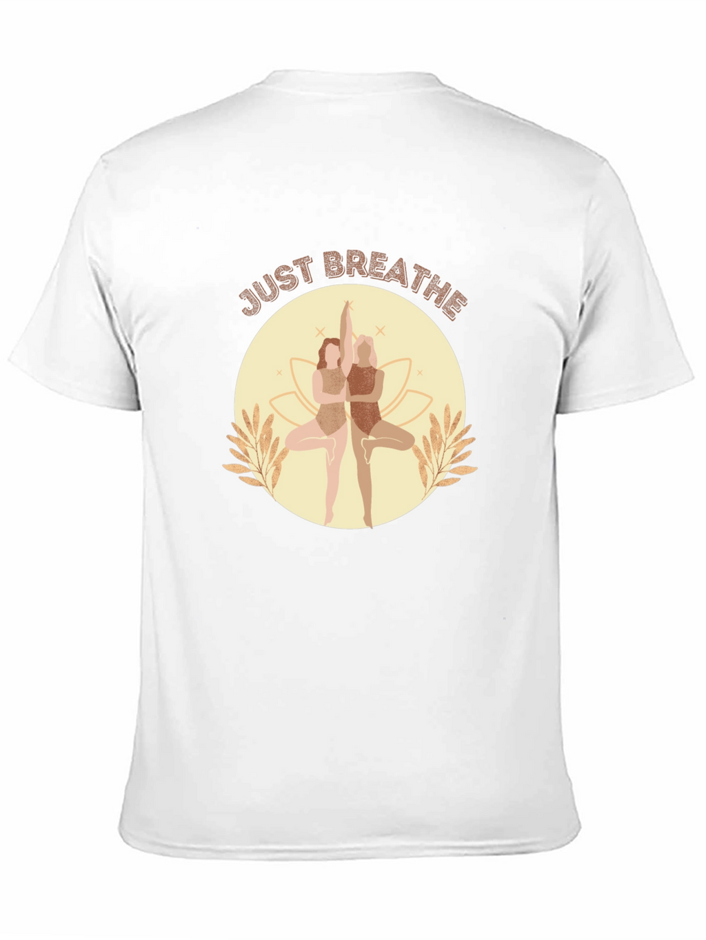 Just Breathe Yoga T-Shirt - Black