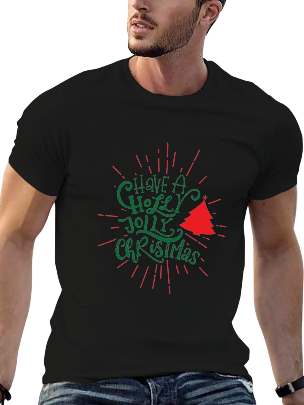 Holiday T-Shirt: Have a Holly Jolly Christmas Tee