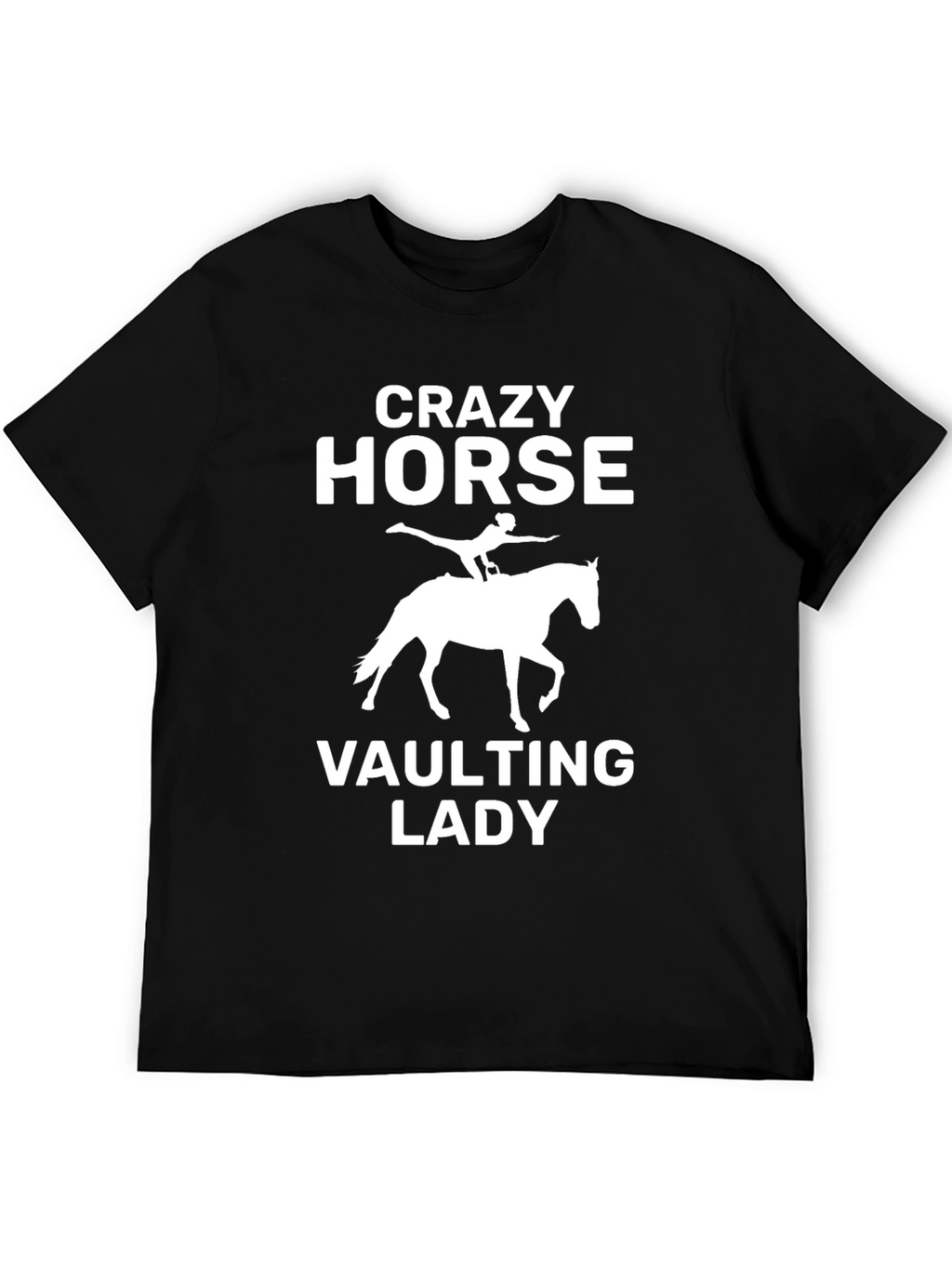 Crazy Horse Vaulting Lady T-Shirt - Equestrian Style