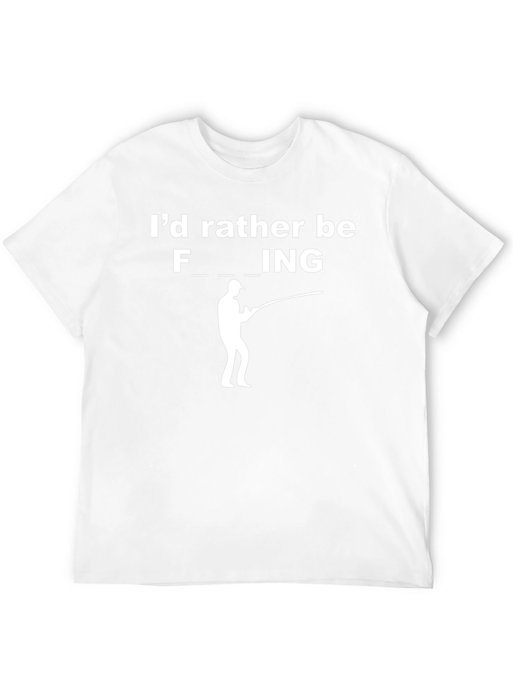 Funny Fishing Graphic T-Shirt - Black