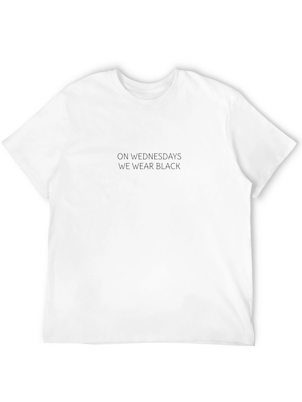 On Wednesdays We Wear Black Tee