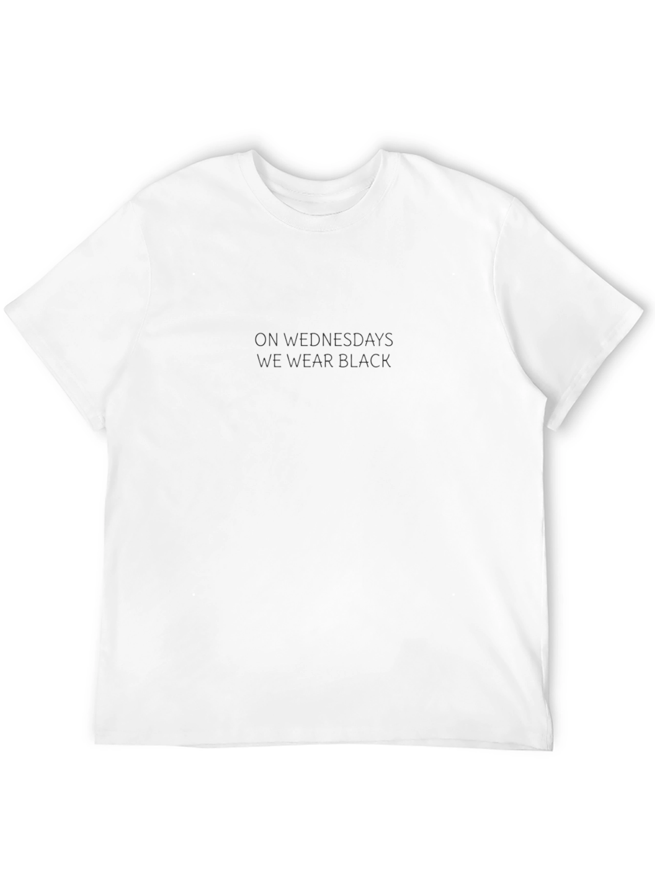 On Wednesdays We Wear Black Tee