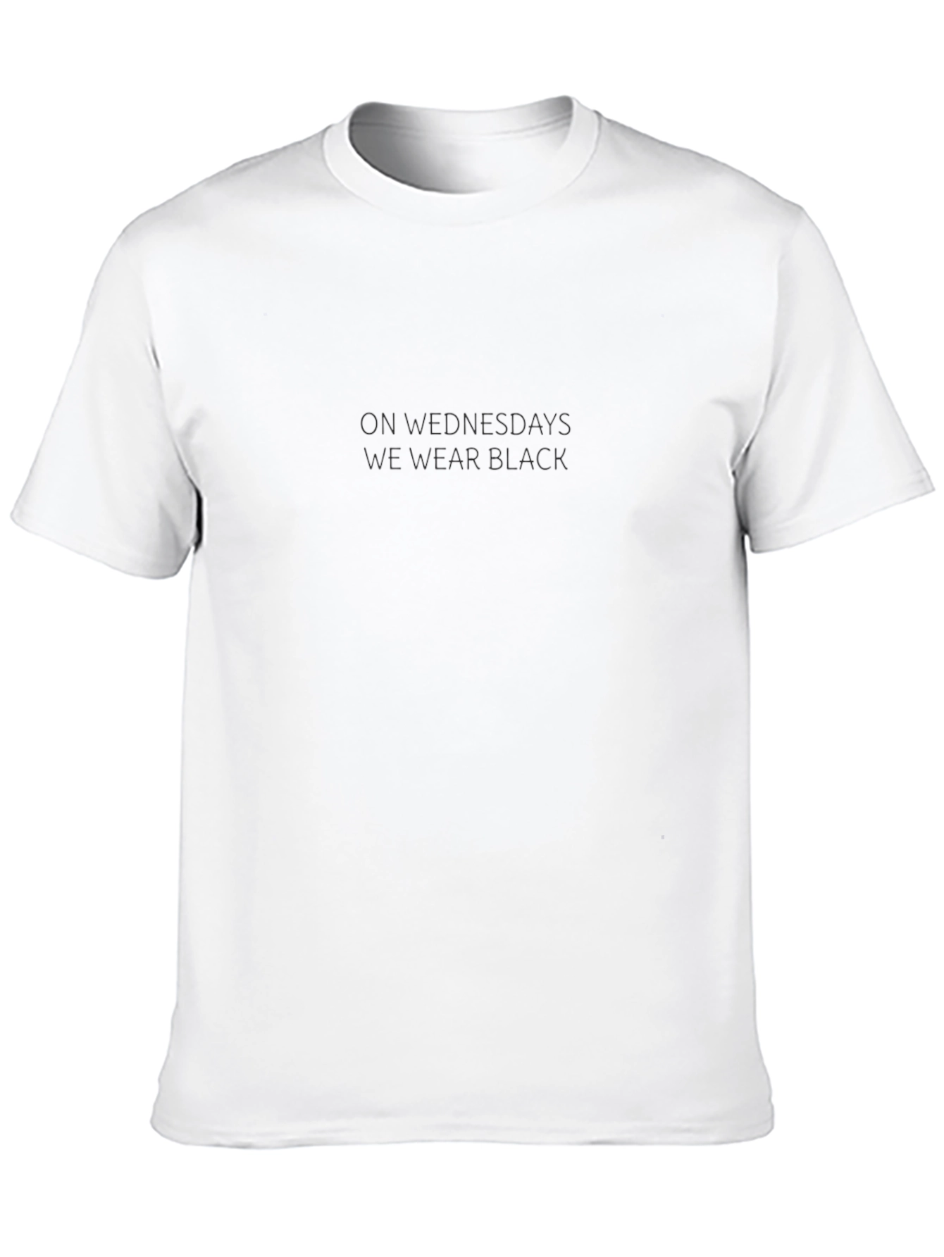 On Wednesdays We Wear Black Tee