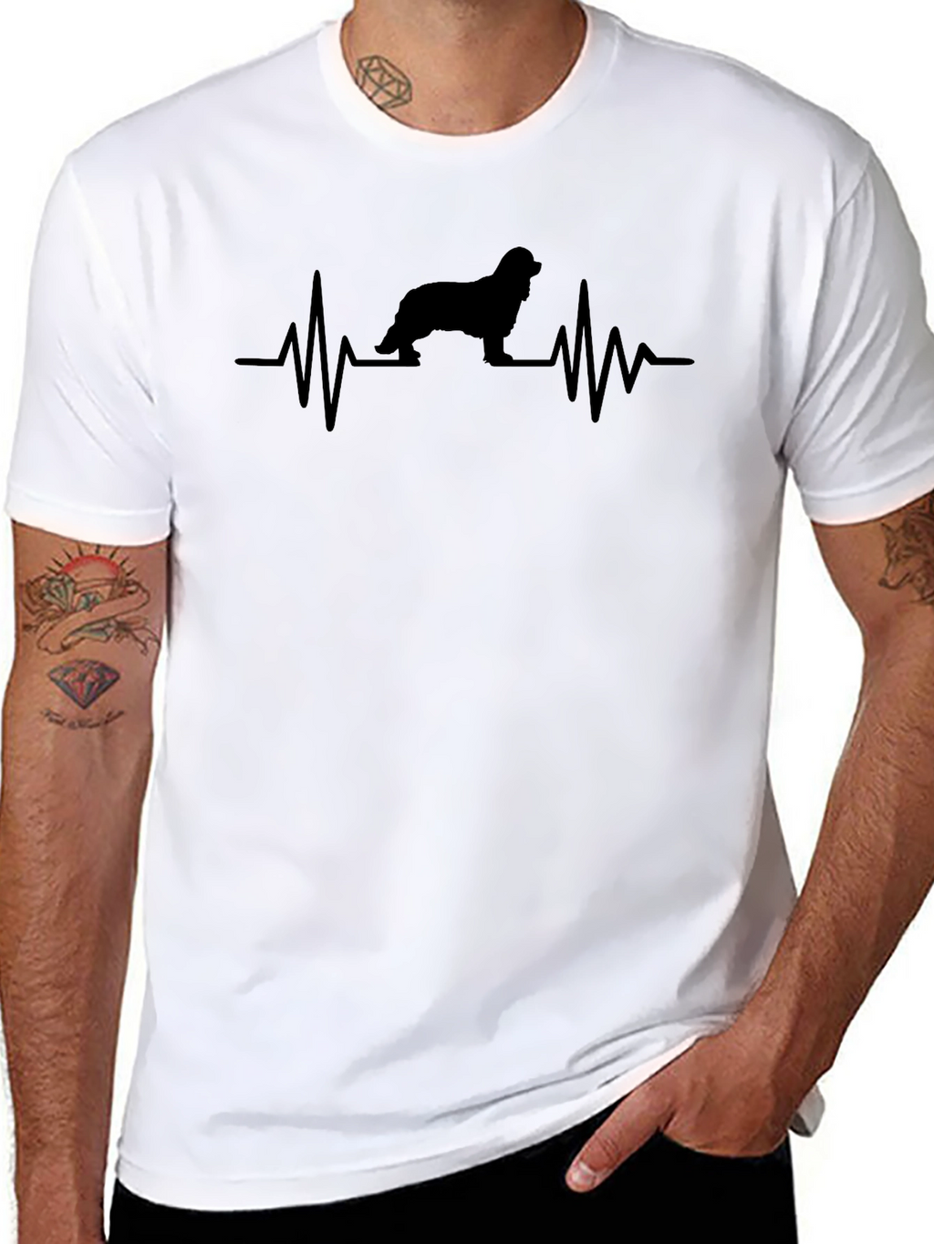 Dog Heartbeat T-Shirt - Perfect for Dog Lovers