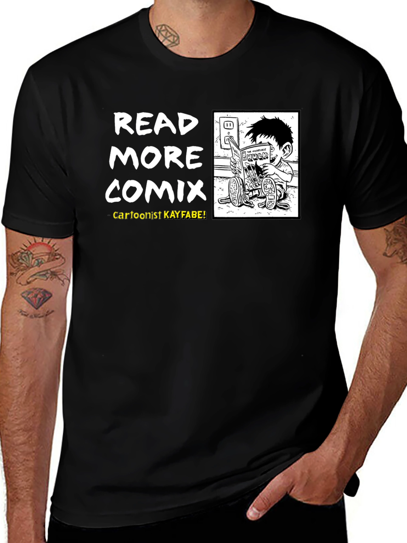 Read More Comix T-Shirt - Cartoonist Kayfabe