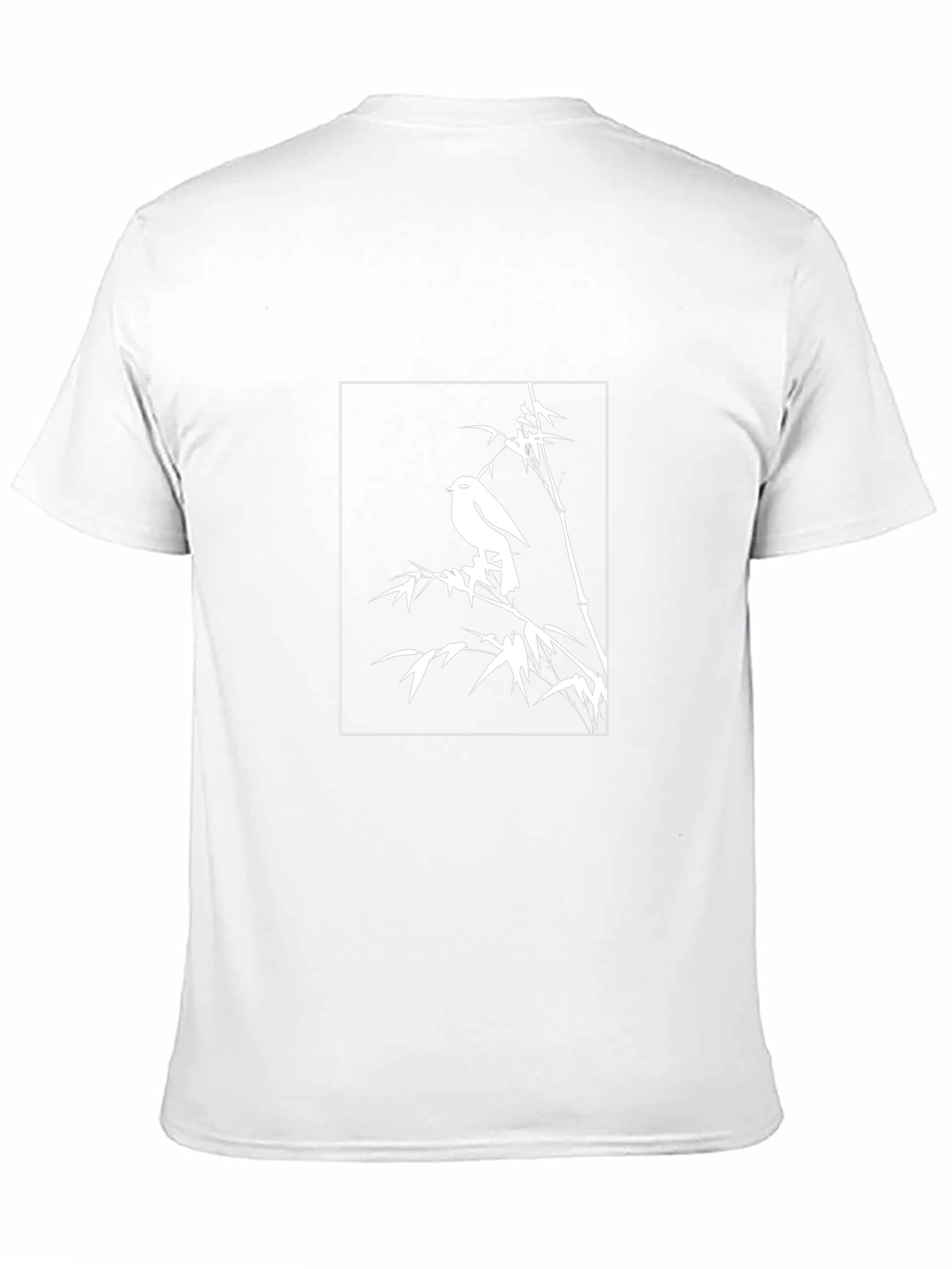 Zen Bird Bamboo T-Shirt - Stylish Graphic Tee