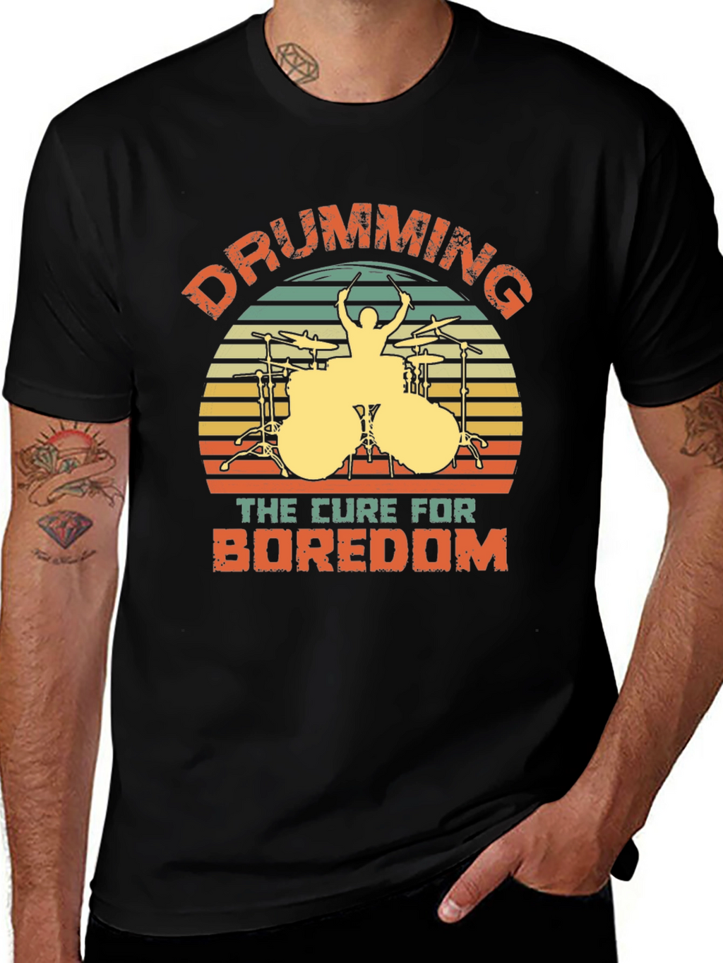 Drumming The Cure for Boredom T-Shirt