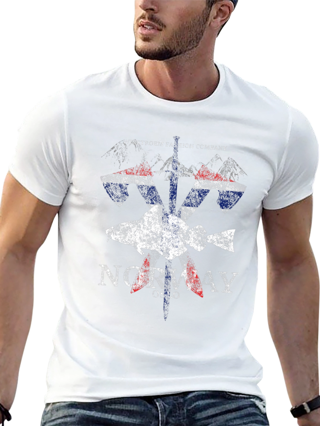 Norway Fish Flag Graphic Tee