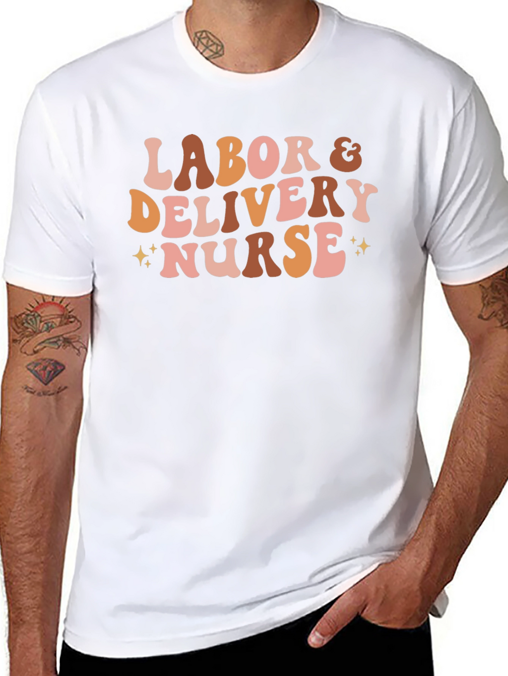 Labor & Delivery Nurse T-Shirt - Retro Style