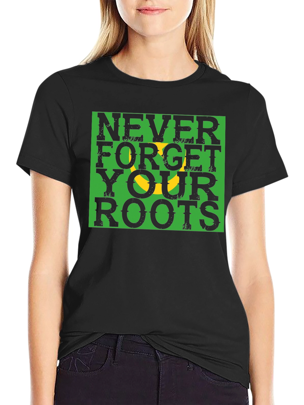 Never Forget Roots Graphic Tee