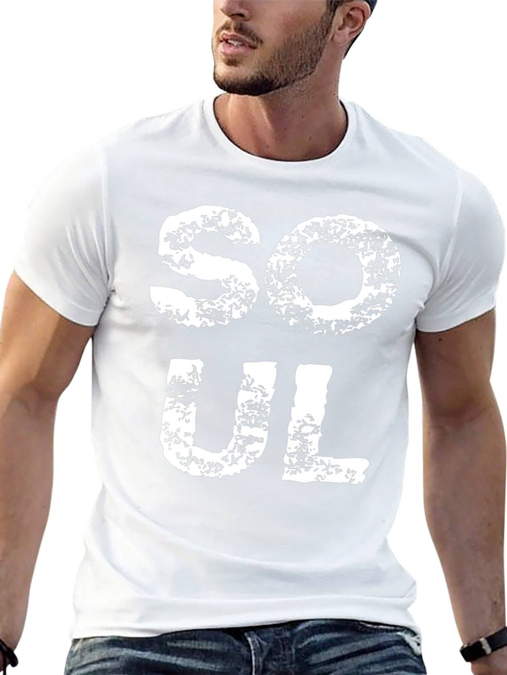 Soul T-Shirt - Distressed Print Tee