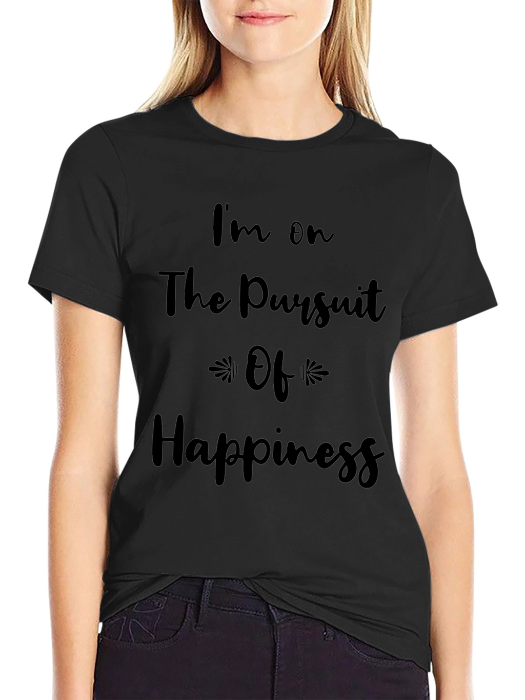 Pursuit of Happiness Graphic Tee - Black