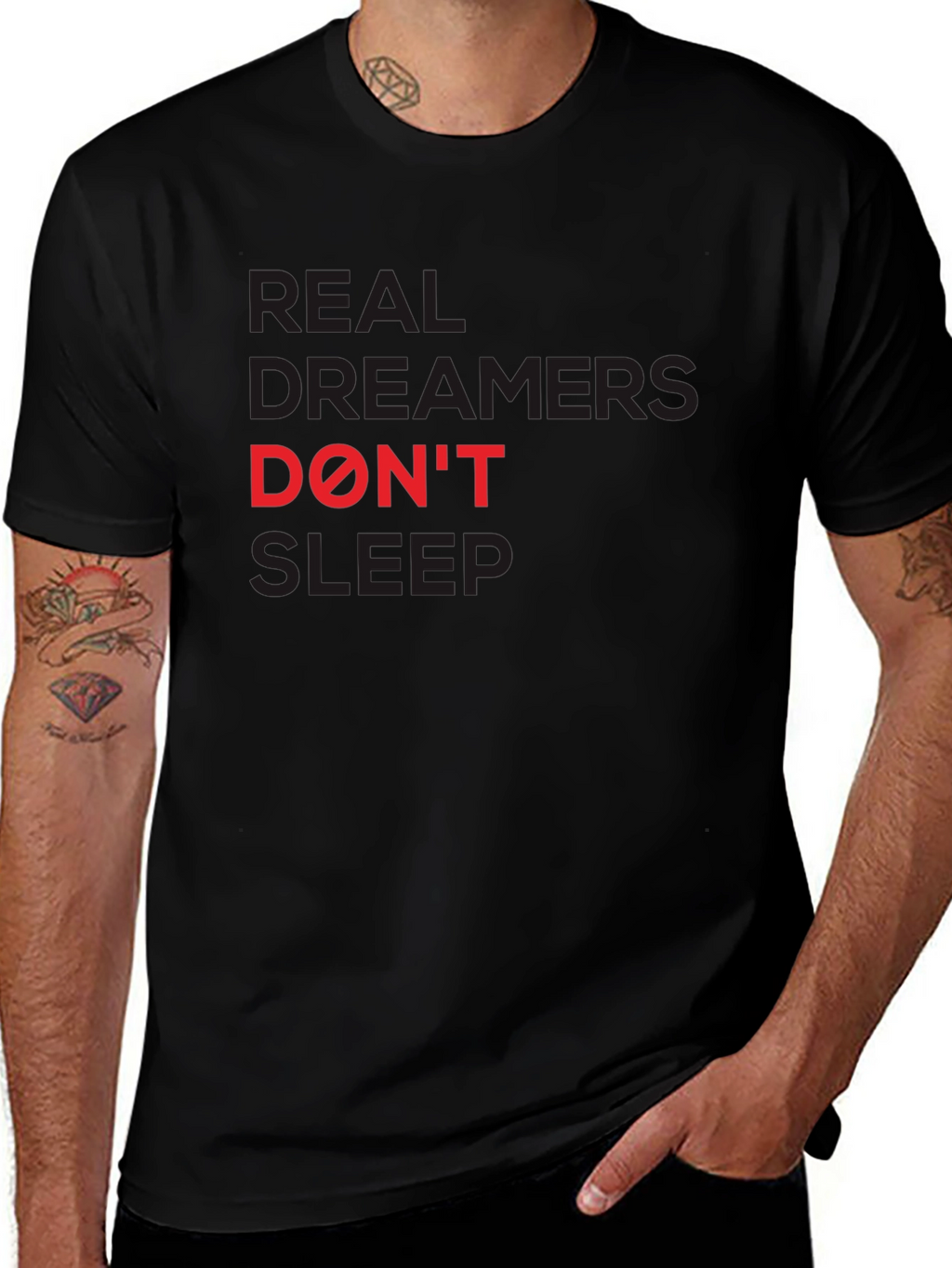 Real Dreamers Dont Sleep T-Shirt