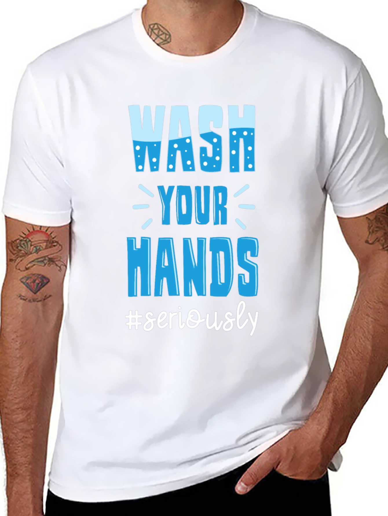 Wash Your Hands Seriously Tee