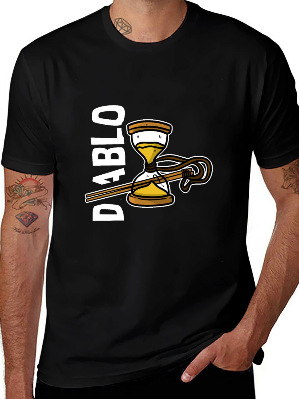 Diablo Hourglass Graphic T-Shirt - Stylish & Unique Tee