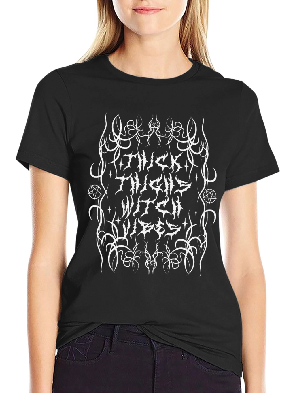 Thick Thighs Witch Vibes Graphic Tee