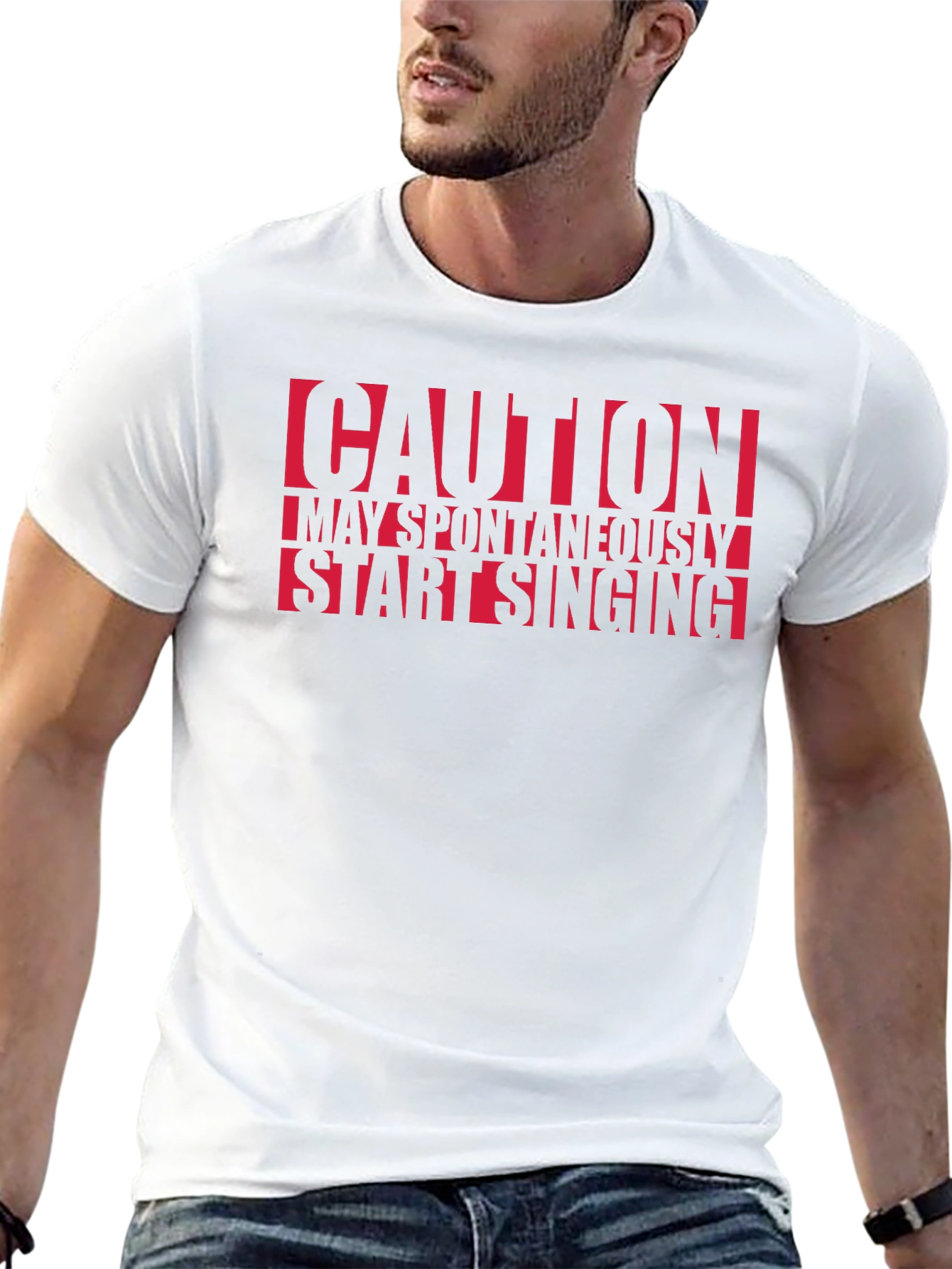 Caution May Spontaneously Start Singing T-Shirt