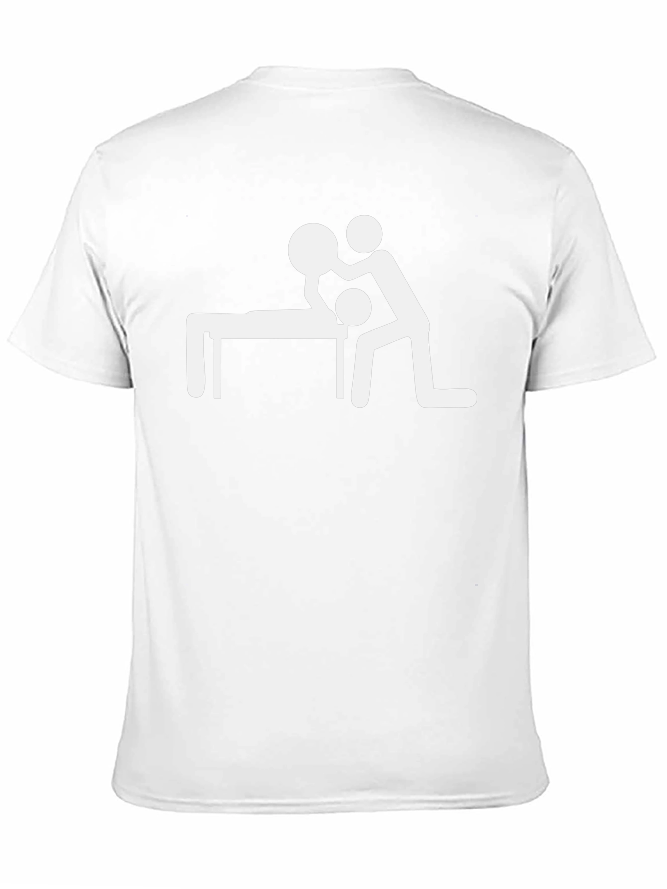 Massage Humor Tee - Funny Stick Figure Shirt