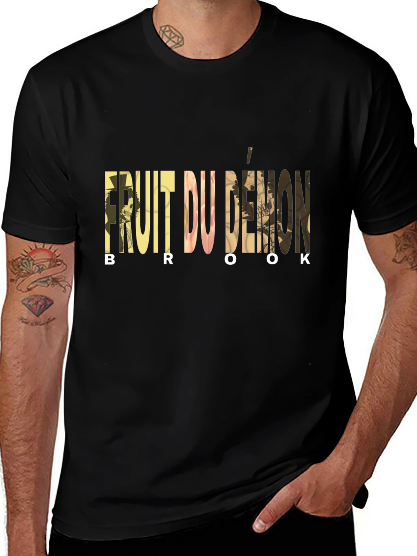 Fruit Du Demon Brook Black Graphic Tee
