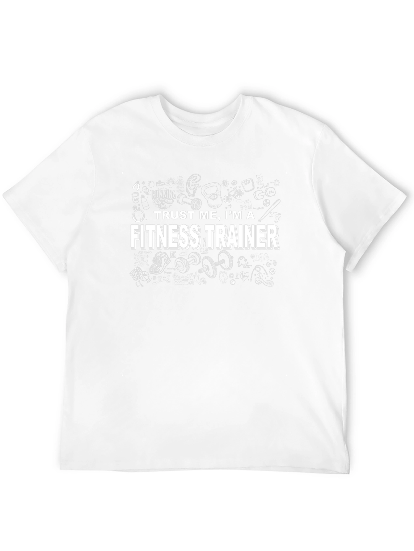 Trust Me Im a Fitness Trainer Black T-Shirt