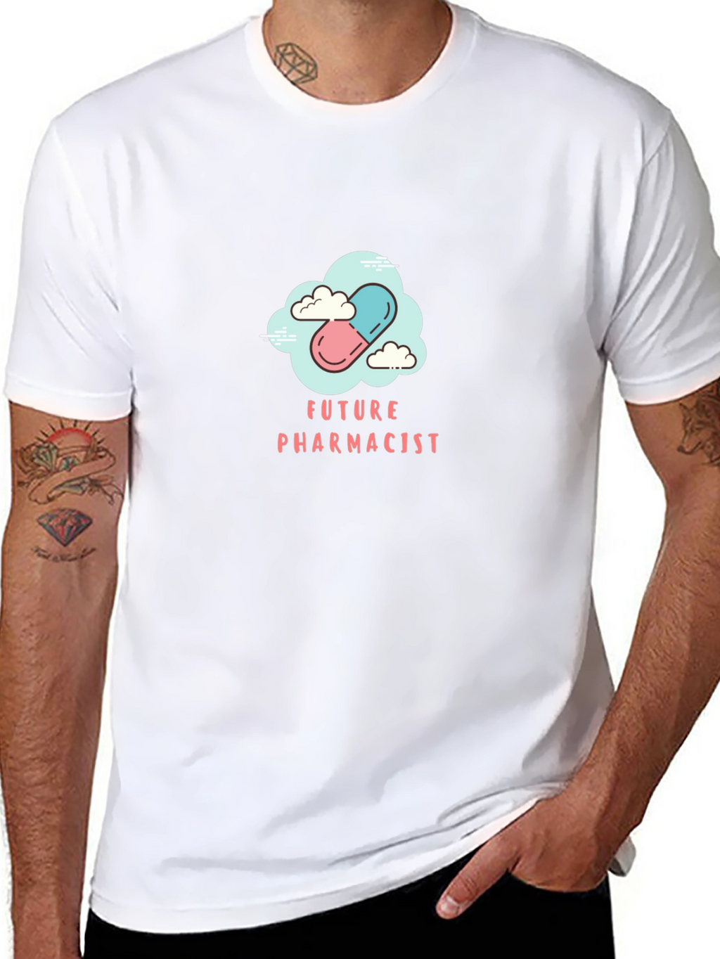 Future Pharmacist Tee - Pill Graphic T-Shirt