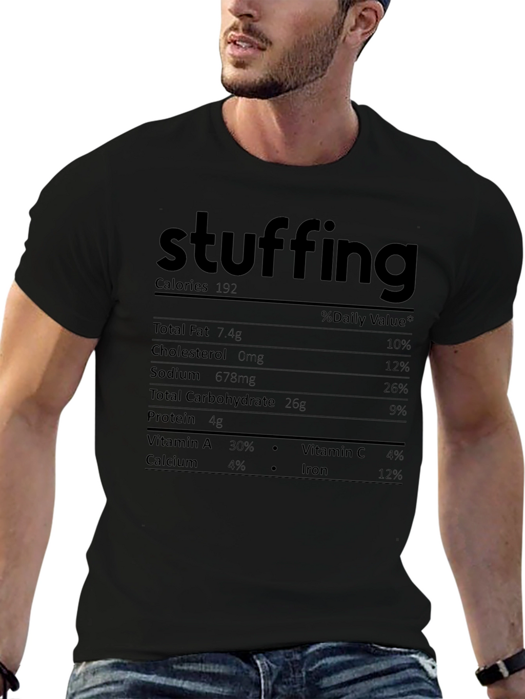 Stuffing Nutrition Facts Novelty T-Shirt