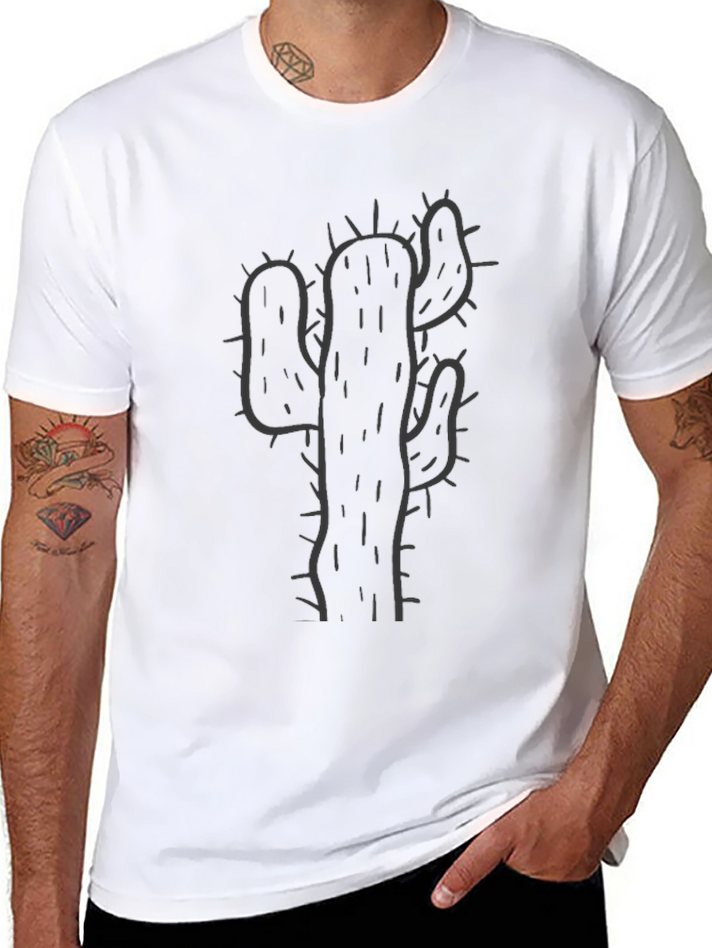 Cactus Graphic Tee - Desert Style T-Shirt